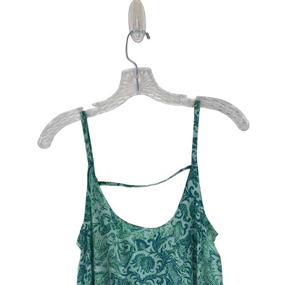 Intimately Free People Green Paisley Lightweight Print Emily‎ Slip Dress Size XS - Picture 3 of 7